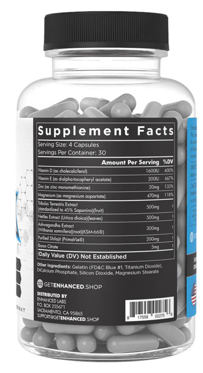 blue ox supplement facts
