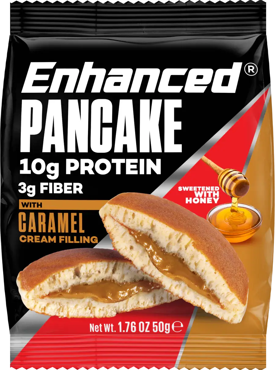 enhanced protein pancake caramel