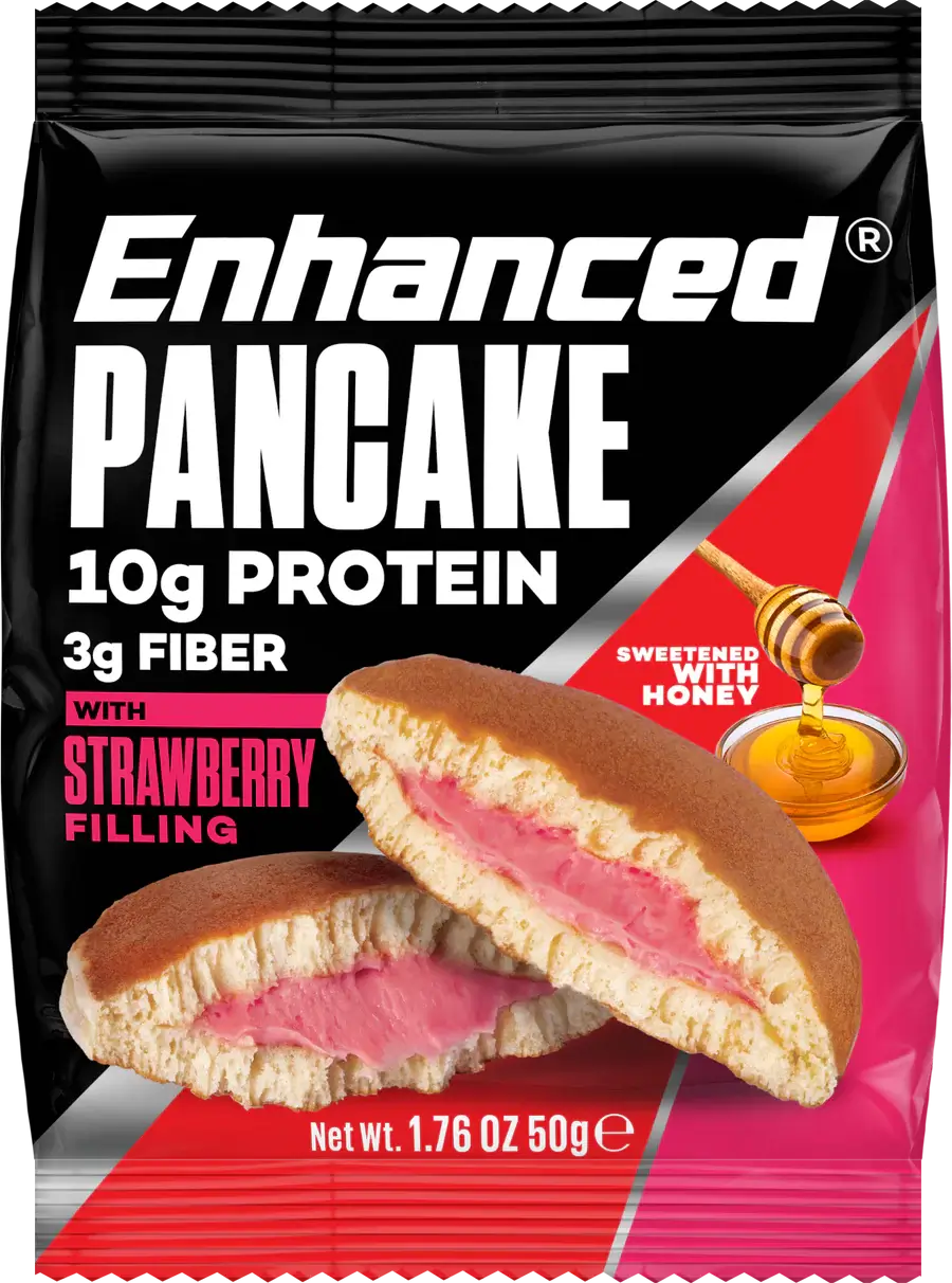 enhanced protein pancake strawberry