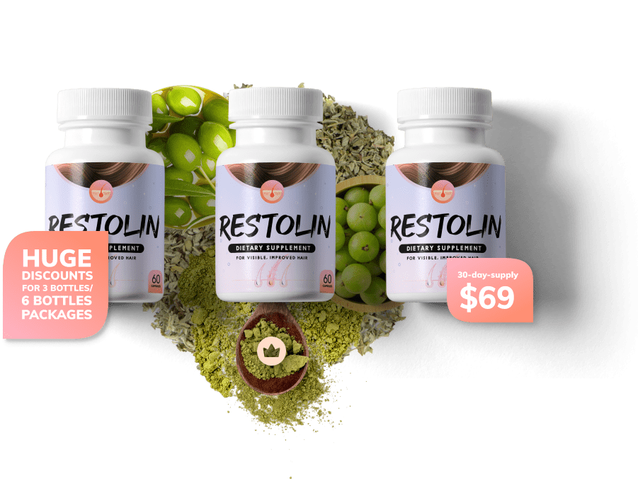 Restolin Hair Growth Supplement bottle