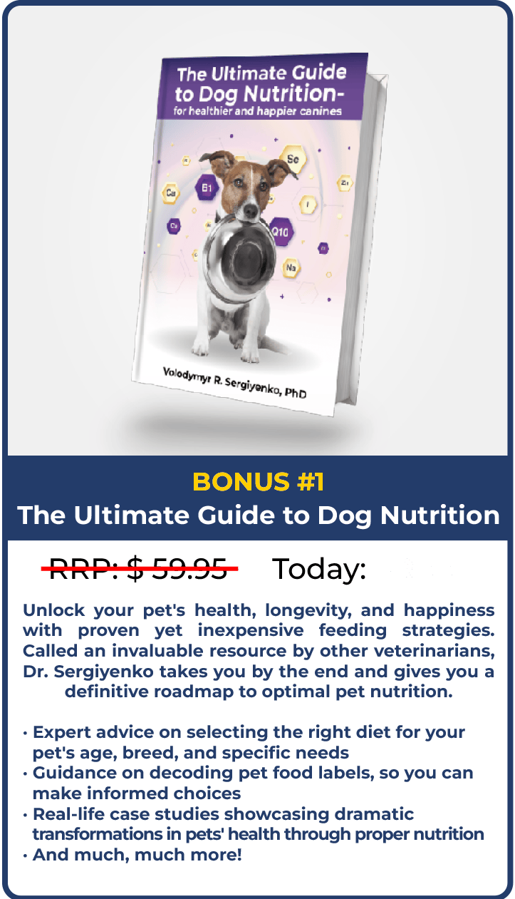 canine gold bio protect plus bonus book