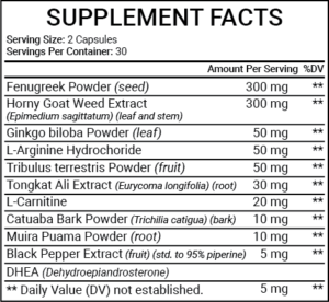 phaloboost supplement facts