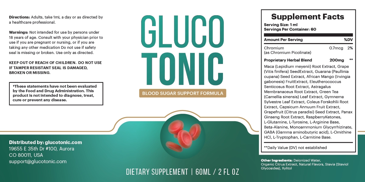 gluco tonic supplement